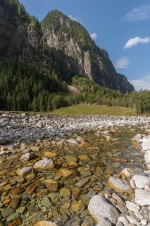 Stillup Bach, Stilluptal, Stillupgrund, Mayrhofen, High Mountain nature park Park Zillertal Alps,
