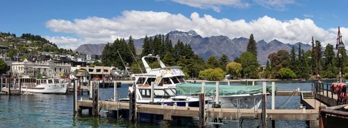 Harbour, Lake Wakatipu, Queenstown, Otago, New Zealand, Oceania