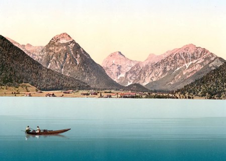 Der Achensee, Blick auf Pertisau, Tyrol, ehemals Österreich-Ungarn, heute Österreich, um 1890,