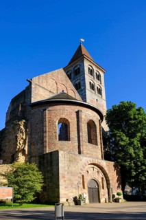 Abbey ruins, Hersfeld Monastery, Luther site, Bad Hersfeld, Hesse, Germany, Europe
