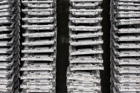 Stamped vehicle parts for the Tesla Y model, Tesla Giga Factory, Grünheide, 28 01 2023