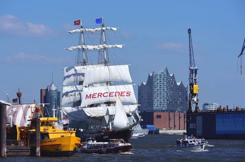 Europe, Germany, Hamburg, Elbe, harbour birthday, parade, Elbe Philharmonic Hall, HafenCity,