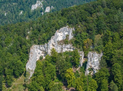 UNESCO World Heritage Caves and Ice Age Art of the Swabian Alb. Ice Age cave Geißenklösterle in the