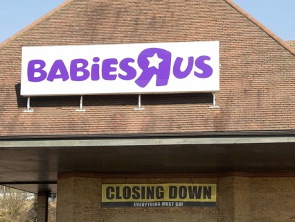 Babies R Us at Toys R Us store shop closing down, Copdock, Ipswich, Suffolk, England, UK 21 Match