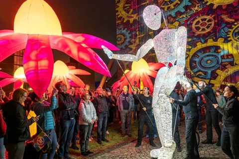 Extraschicht, the long night of industrial culture, cultural festival across the Ruhr region, 35