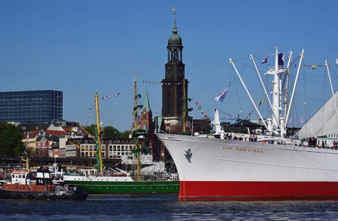 Deutschland, Hamburg, Hafen, historischer Frachter Cap San Diego