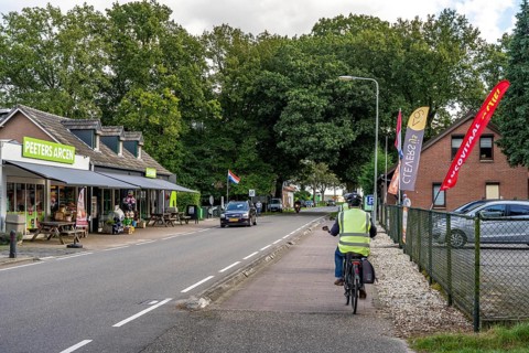 Green border, border crossing without controls, north of Straelen near Arcen NL, from the