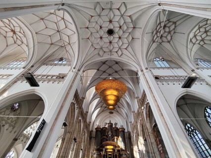 Eusebiuskerk or Grote Kerk, main church of Arnhem, interior view, Province of Gelderland,