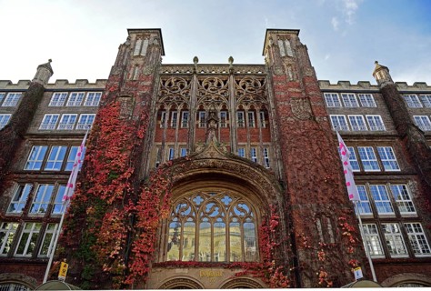 Europe, Germany, Hamburg, Rotherbaum, architecture, facade post office building, former