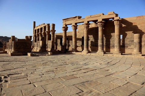 Temple of Isis, Temple of Isis of Philae on the island of Agilkia, part of the temple complex,