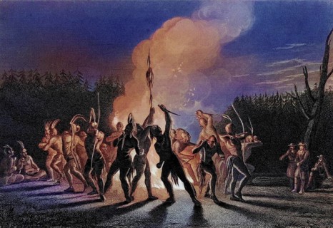 Washington and Fairfax at an Indian War Dance 1748, George Washington, 1732-1799, First President