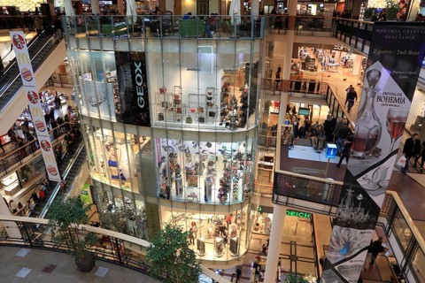 Czech Republic, Prague, in the Palladium shopping centre, Palladium shopping centre, Europe
