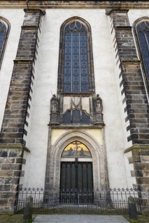 All Saint Church or Castle Church, Theses door where Martin Luther posted in Latin his 95 theses,