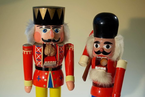 Wooden nutcracker, Erzgebirge, Hamburg, Hamburg, Federal Republic of Germany