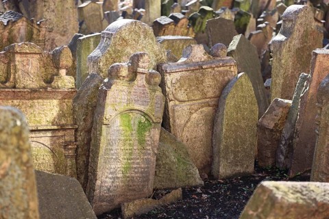 The Old Jewish Cemetery in the Josefov district is one of the most historically significant Jewish