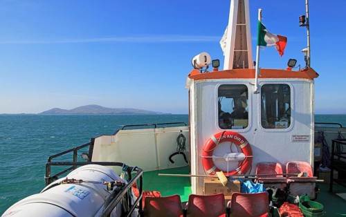 Cape Clear Island, County Cork, Ireland, Irish Republic from small ferry boat service, Europe