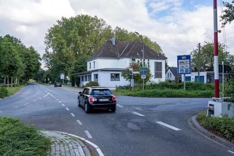 Green border, Siebengewald-Gaesdonck border crossing, south of Goch, without controls, between the
