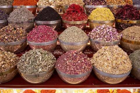 Various spices, Spice Souq, Grand Souq-Bur, Market, Deira, Dubai, United Arab Emirates, VAR, Asia