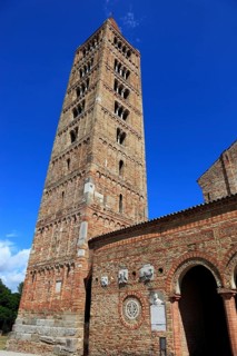 Pomposa, Abbatia Sanctae Mariae Pomposae, former abbey of the Benedictine order at the mouth of the