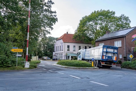 Green border, Siebengewald-Gaesdonck border crossing, south of Goch, without controls, between the