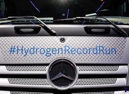 Fuel cell truck Gen H2 Truck from Daimler Truck at the IAA Transportation trade fair, Hanover, 18