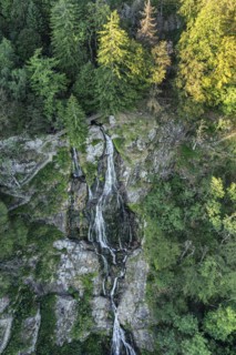 Hangloch waterfall near Todtnau, Black Forest, Baden-Württemberg, Germany, Todtnau,