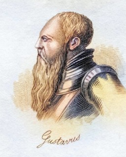 Gustav I. Vasa original name Gustav Eriksson Vasa c1496-1560 King of Sweden from the book Crabbs