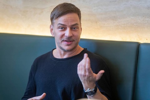 Tom Wlaschiha - Press event for the moderation of the SemperOperaball 2024, Dresden, Saxony,