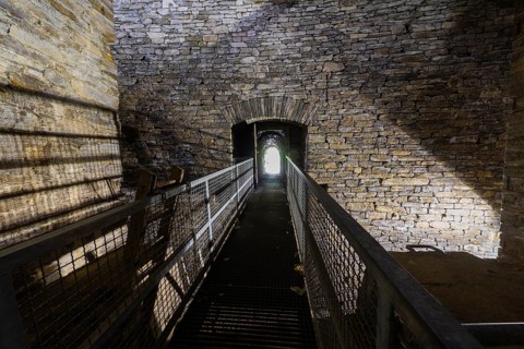 Fourth light hole of the Rothschönberg adit. The IV light hole occupies a special position in the