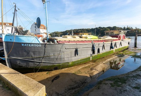 Humber barge 'Waterdog' originally 'Flyboat81' built 1876, Woodbridge, Suffolk, England, UK