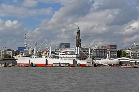 Europe, Germany, Hanseatic City of Hamburg, St. Pauli Landungsbrücken, Tower of the Michel, museum