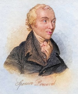 Spencer Perceval 1762-1812 British statesman and Prime Minister from 1809 until his assassination