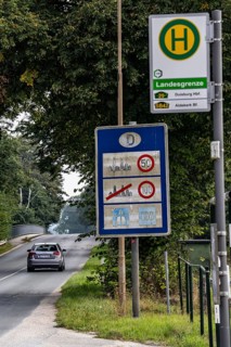 The so-called Green Border, near Straelen Niederdorf, between Germany and the Netherlands, country