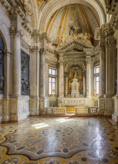 Side altar in the Basilica dei Santi Giovanni e Paolo, Venice, Metropolitan City of Venice, Italy,