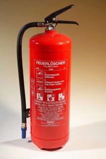 6kg portable fire extinguisher, powder extinguisher for household and commercial use with