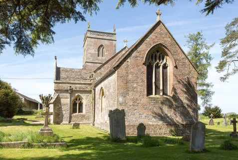 Village parish church of Saint James, Milton Clevedon, Somerset, England, UK