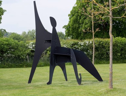 Hauser and Wirth art gallery, restaurant and garden, Durslade Farm, Bruton, Somerset, England, UK,
