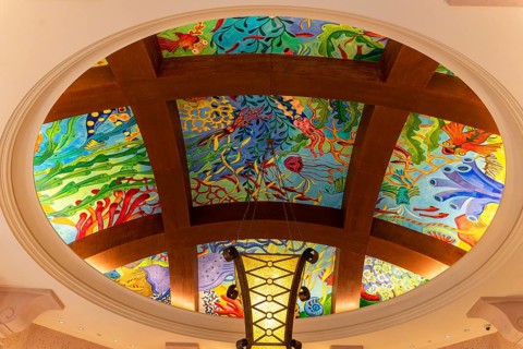 Interior design, Atlantis Palm Hotel, Dubai, United Arab Emirates, Middle East, Near East, Asia