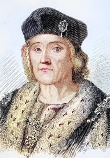 Henry VII, 1485, 1509, King of England, Illustration from Old England's Worthies, published around