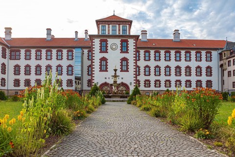 Elisabethenburg Castle in Meiningen, Thuringia, Germany, Europe