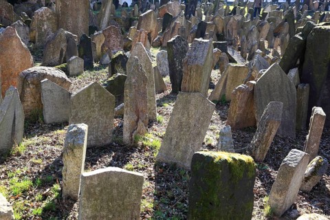 The Old Jewish Cemetery in the Josefov district is one of the most historically significant Jewish