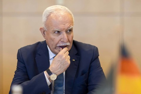 Riad Malki, Foreign Minister of the Palestinian Authority. Berlin, 12.02.2024. Photographed on