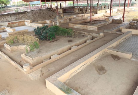 Casa del Mitreo Roman villa site, Merida, Extremadura, Spain, Europe