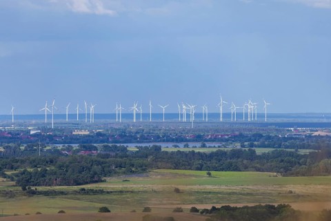 Wind farm near Brottewitz, Liebschützberg, Liebschütz, Saxony, Germany, Europe