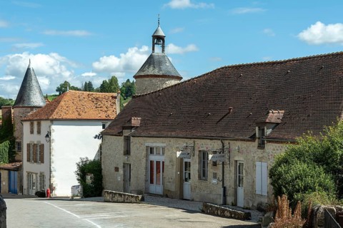 Billy village. Allier. Auvergne-Rhone-Alpes, France, Europe