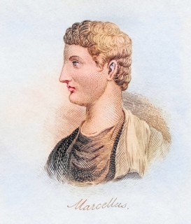Marcus Claudius Marcellus c. 268 BC, 208 BC Roman general, one of the commanders of the Roman army