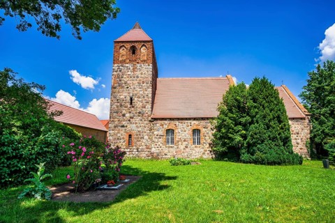 Werder village church, Jüterbog, Brandenburg, Germany, Europe