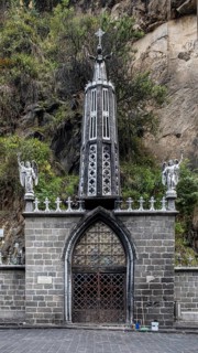 National Shrine Basilica of Our Lady of Las Lajas, Las Lajas, Potosi, Narino Department, Colombia,