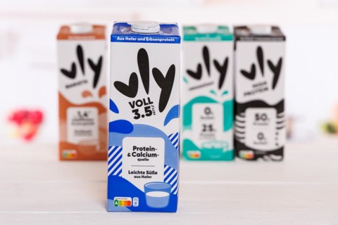 Vly vegan pea milk milk substitute different flavours