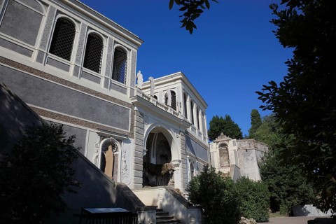 Teatro del Fontanone, Monte Palatino, Palatine, Rome, Italy, Europe